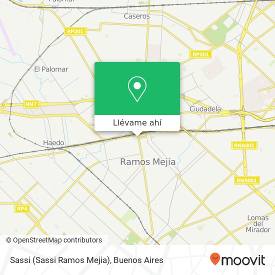 Mapa de Sassi (Sassi Ramos Mejia)