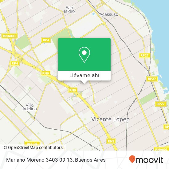 Mapa de Mariano Moreno 3403 09 13