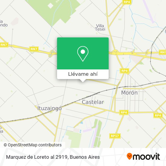 Mapa de Marquez de Loreto al 2919