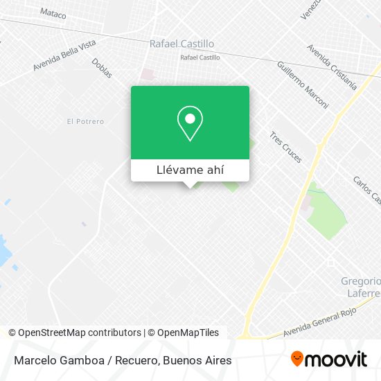 Mapa de Marcelo Gamboa / Recuero