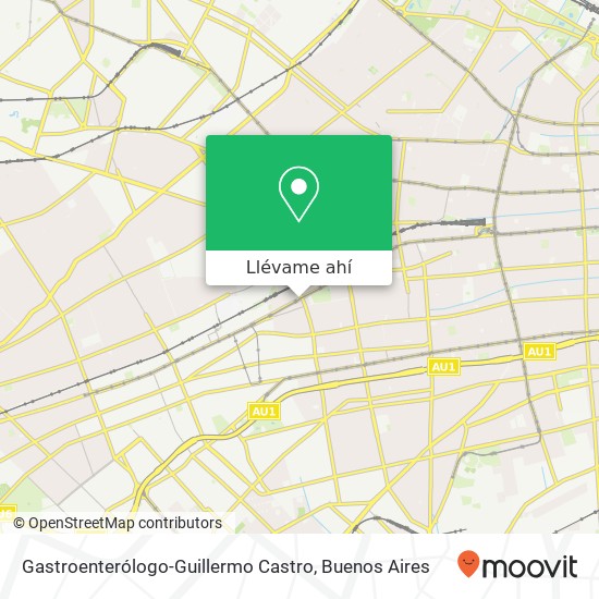 Mapa de Gastroenterólogo-Guillermo Castro