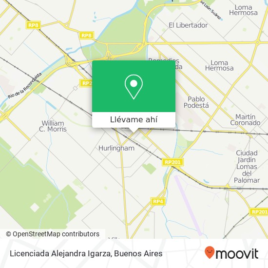 Mapa de Licenciada Alejandra Igarza