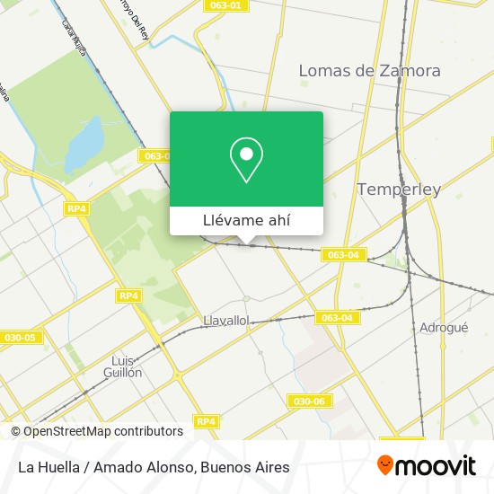 Mapa de La Huella / Amado Alonso