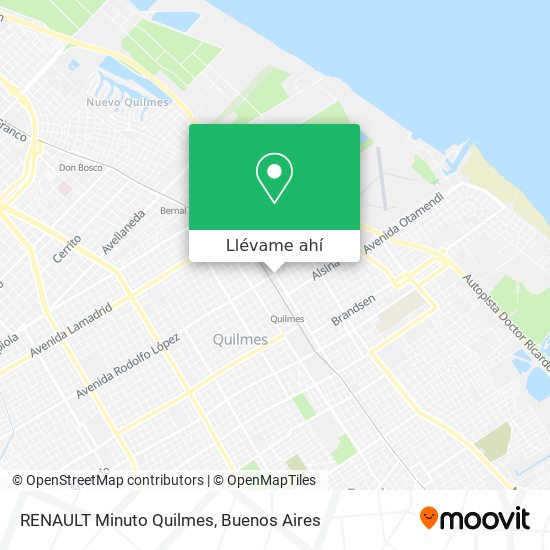 Mapa de RENAULT Minuto Quilmes