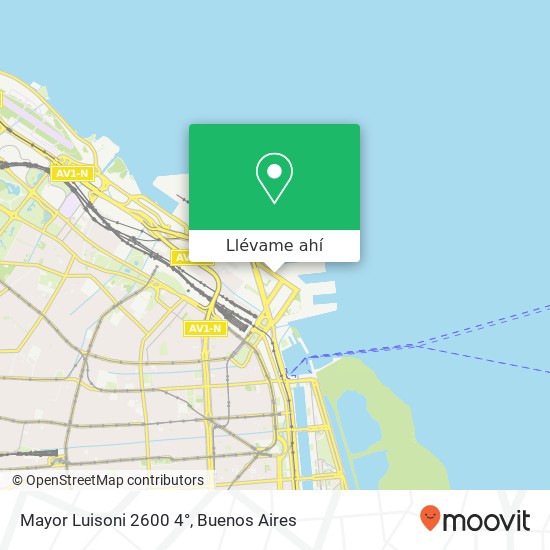 Mapa de Mayor Luisoni   2600 4°
