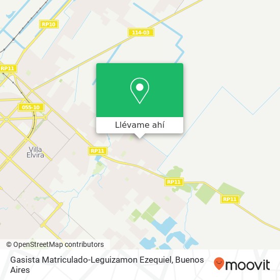 Mapa de Gasista Matriculado-Leguizamon Ezequiel