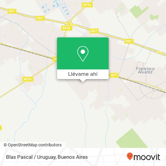 Mapa de Blas Pascal / Uruguay