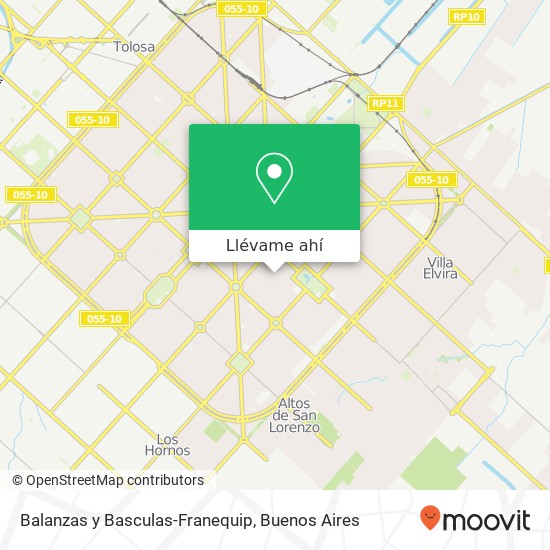 Mapa de Balanzas y Basculas-Franequip