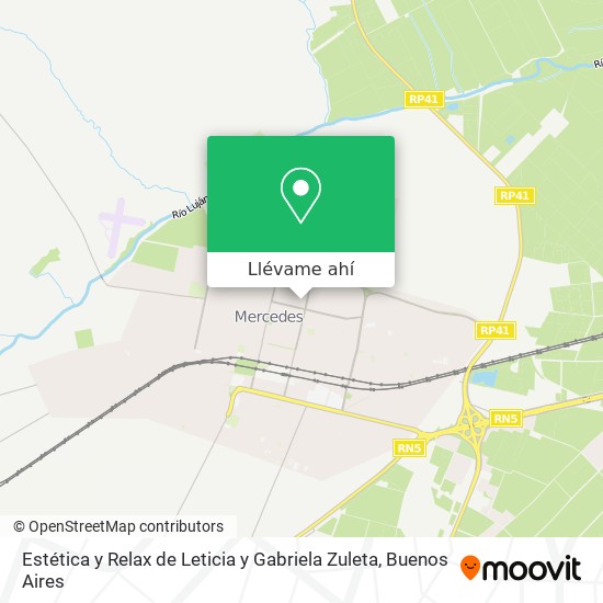 Mapa de Estética y Relax de Leticia y Gabriela Zuleta