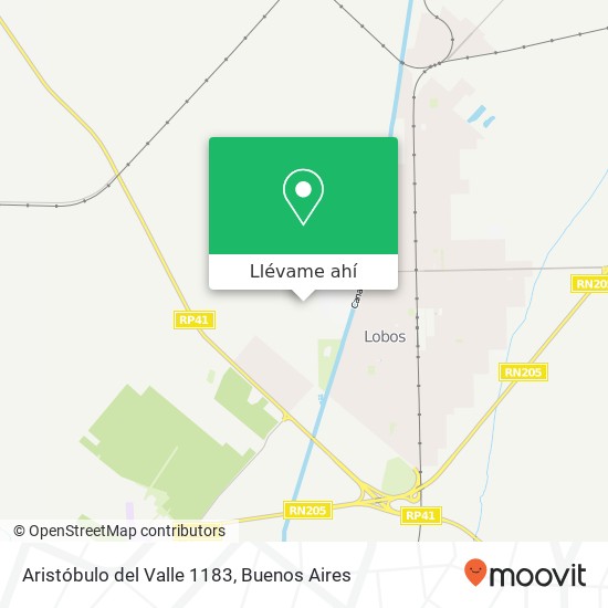 Mapa de Aristóbulo del Valle 1183