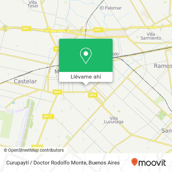 Mapa de Curupaytí / Doctor Rodolfo Monte