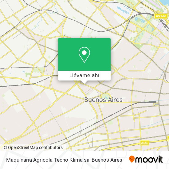 Mapa de Maquinaria Agricola-Tecno Klima sa