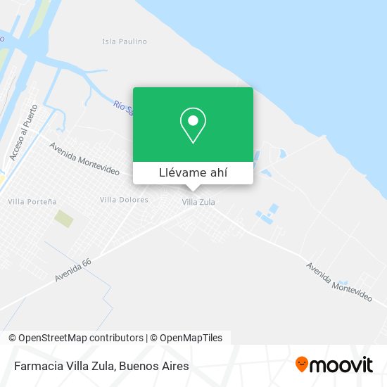 Mapa de Farmacia Villa Zula