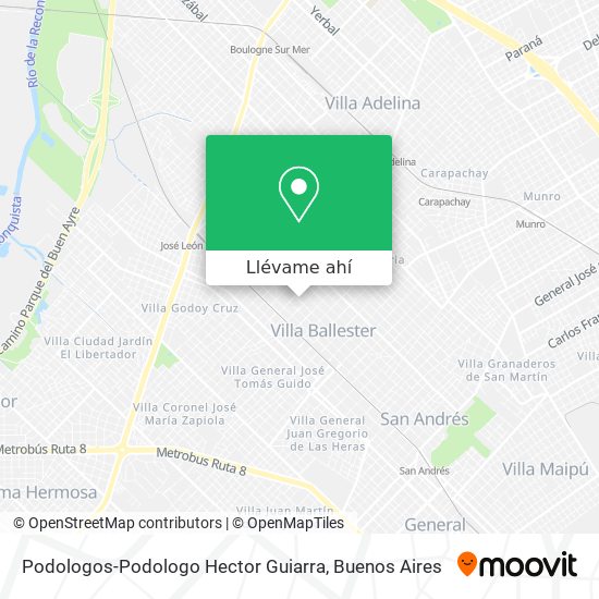 Mapa de Podologos-Podologo Hector Guiarra