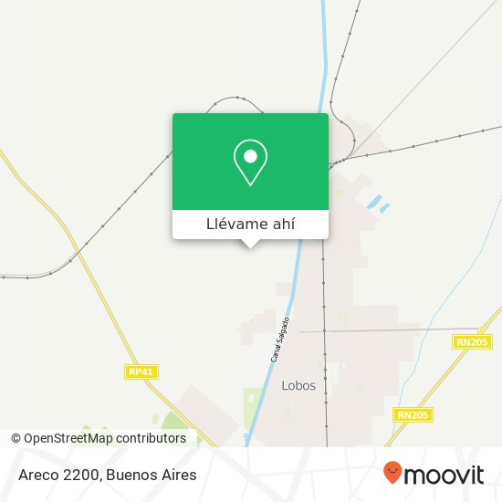 Mapa de Areco 2200