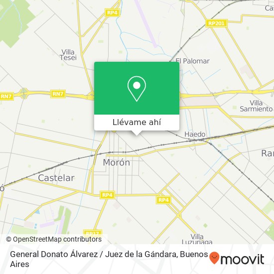 Mapa de General Donato Álvarez / Juez de la Gándara