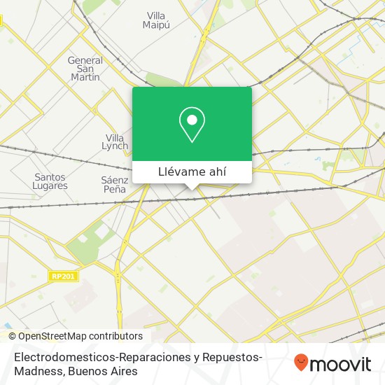 Mapa de Electrodomesticos-Reparaciones y Repuestos-Madness