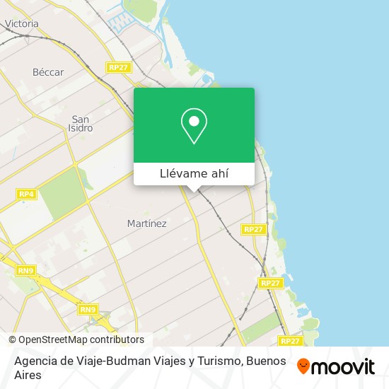 Mapa de Agencia de Viaje-Budman Viajes y Turismo