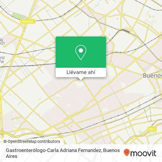 Mapa de Gastroenterólogo-Carla Adriana Fernandez