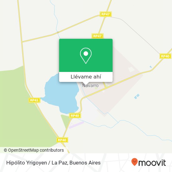 Mapa de Hipólito Yrigoyen / La Paz
