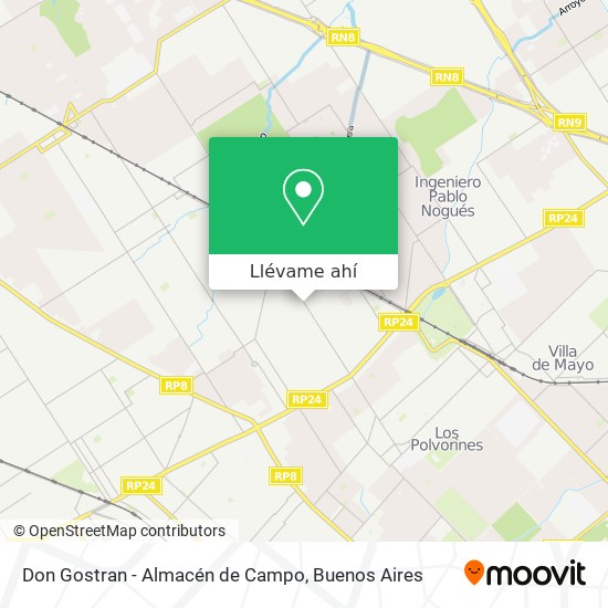 Mapa de Don Gostran - Almacén de Campo