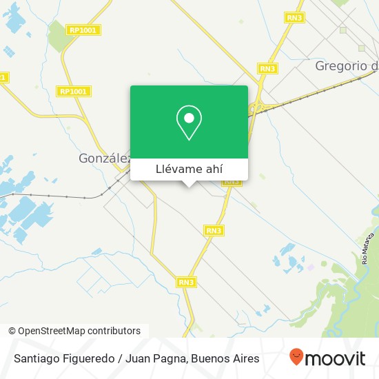 Mapa de Santiago Figueredo / Juan Pagna