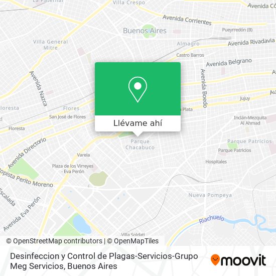 Mapa de Desinfeccion y Control de Plagas-Servicios-Grupo Meg Servicios