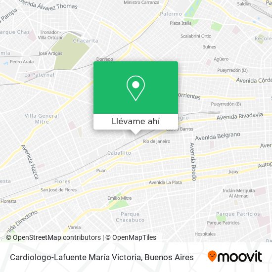 Mapa de Cardiologo-Lafuente María Victoria