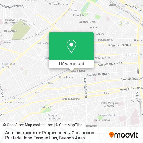 Mapa de Administracion de Propiedades y Consorcios-Pusterla Jose Enrique Luis