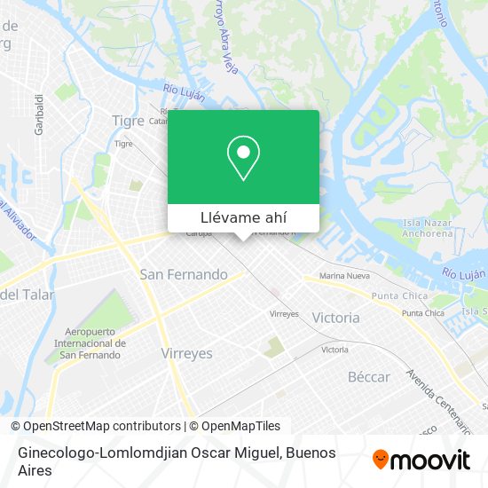 Mapa de Ginecologo-Lomlomdjian Oscar Miguel