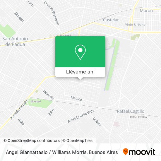 Mapa de Ángel Giannattasio / Williams Morris