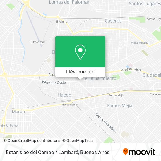 Mapa de Estanislao del Campo / Lambaré