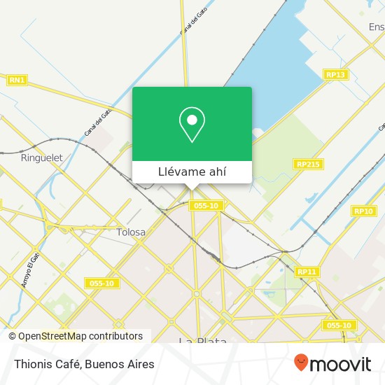 Mapa de Thionis Café