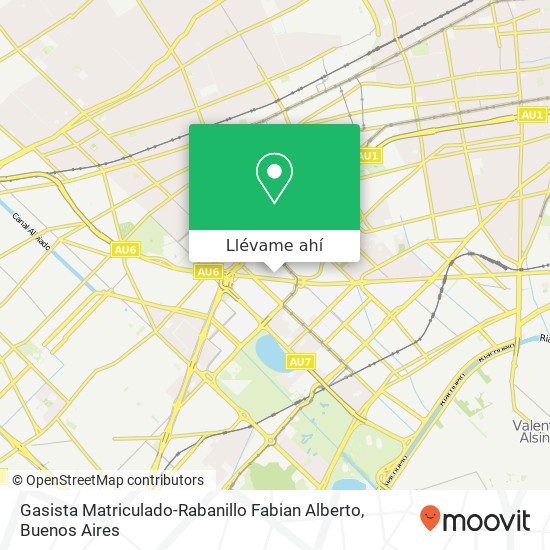 Mapa de Gasista Matriculado-Rabanillo Fabian Alberto