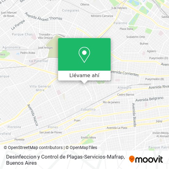 Mapa de Desinfeccion y Control de Plagas-Servicios-Mafrap