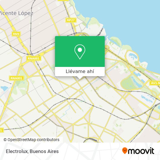 Mapa de Electrolux