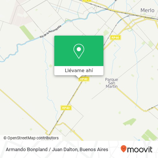 Mapa de Armando Bonpland / Juan Dalton