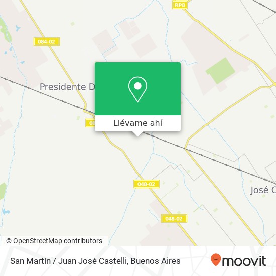 Mapa de San Martín / Juan José Castelli