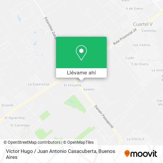 Mapa de Víctor Hugo / Juan Antonio Casacuberta