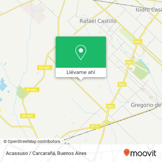 Mapa de Acassuso / Carcarañá