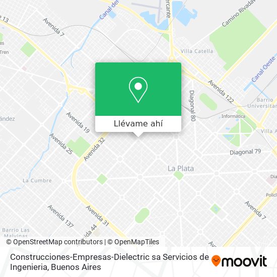 Mapa de Construcciones-Empresas-Dielectric sa Servicios de Ingenieria