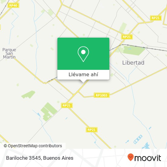 Mapa de Bariloche 3545