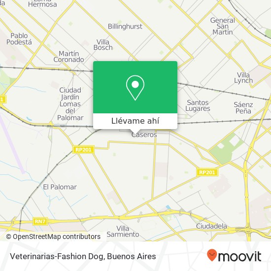 Mapa de Veterinarias-Fashion Dog