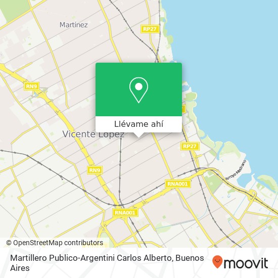 Mapa de Martillero Publico-Argentini Carlos Alberto