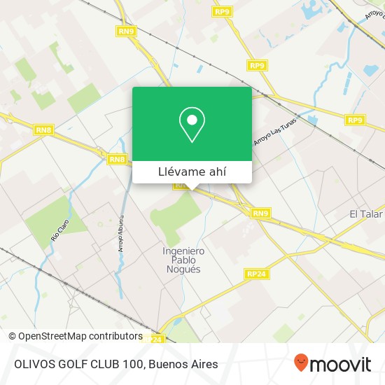 Mapa de OLIVOS GOLF CLUB  100