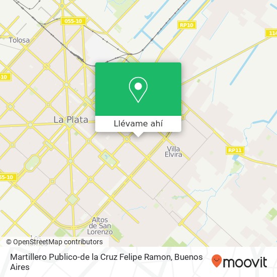 Mapa de Martillero Publico-de la Cruz Felipe Ramon