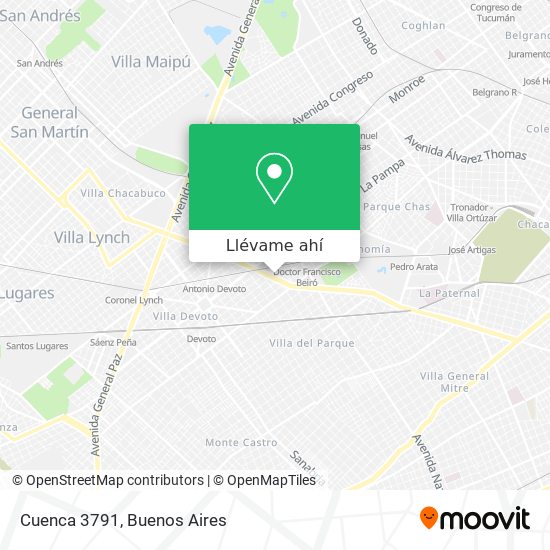 Mapa de Cuenca 3791