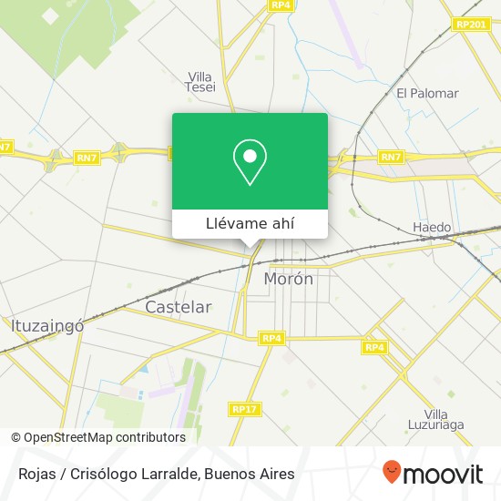 Mapa de Rojas / Crisólogo Larralde