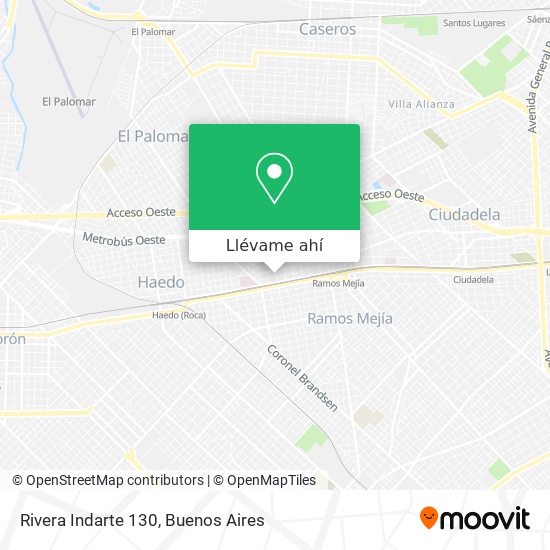 Mapa de Rivera Indarte 130