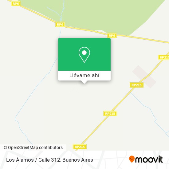 Mapa de Los Álamos / Calle 312
